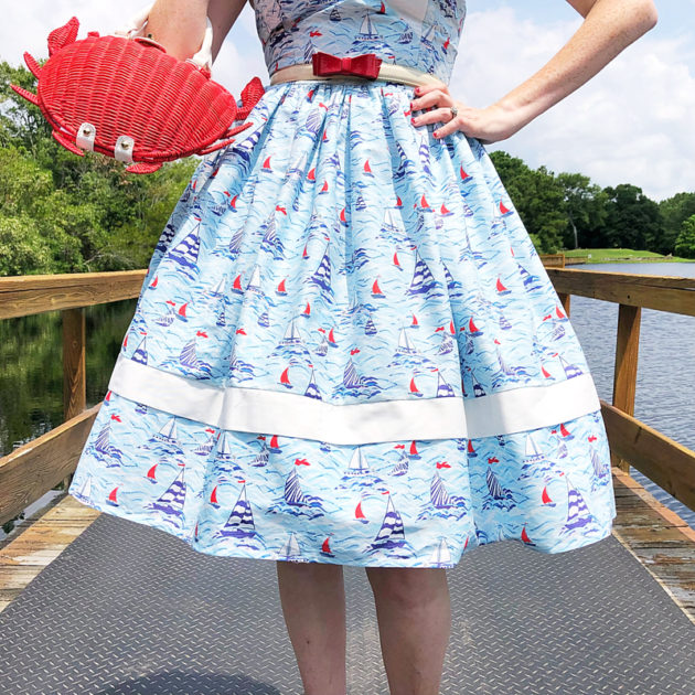 Vintage Sailboat Sunshine Dress main image 0
